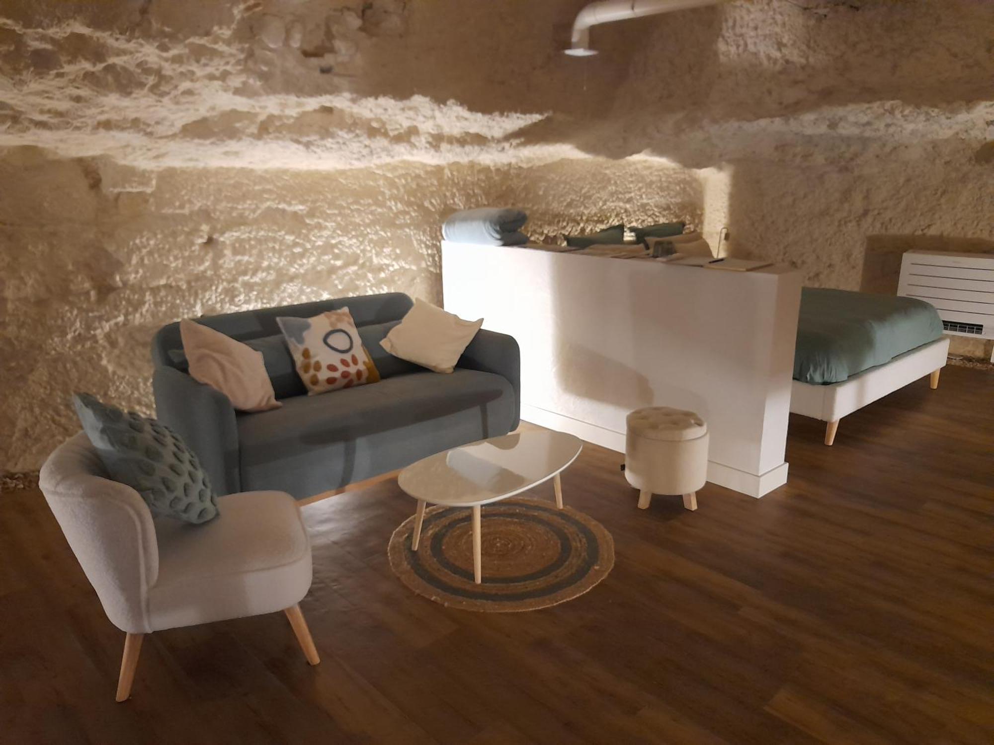 La Grotte Du Bonheur Daire Cangey Dış mekan fotoğraf